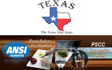 TX Responsible Serving + Food Handler Safety Online Training & Certification